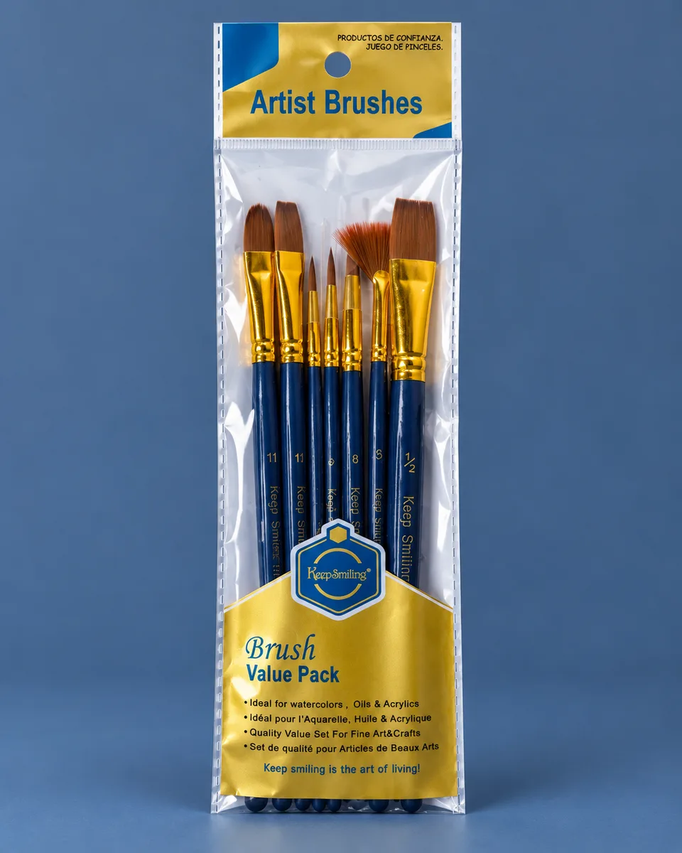 Keep smilig 7 piece brush set