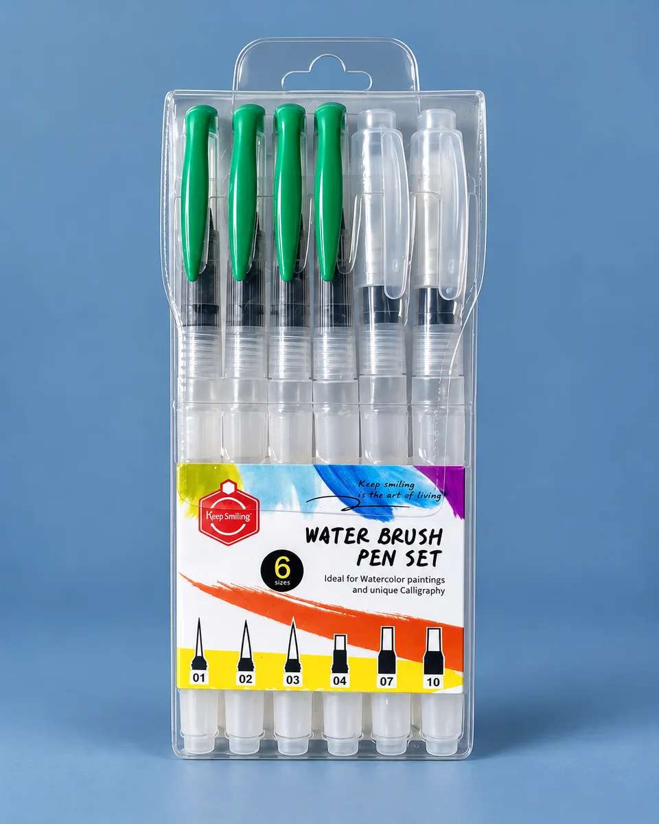 Keep smiling water brush pen - 6pcs
