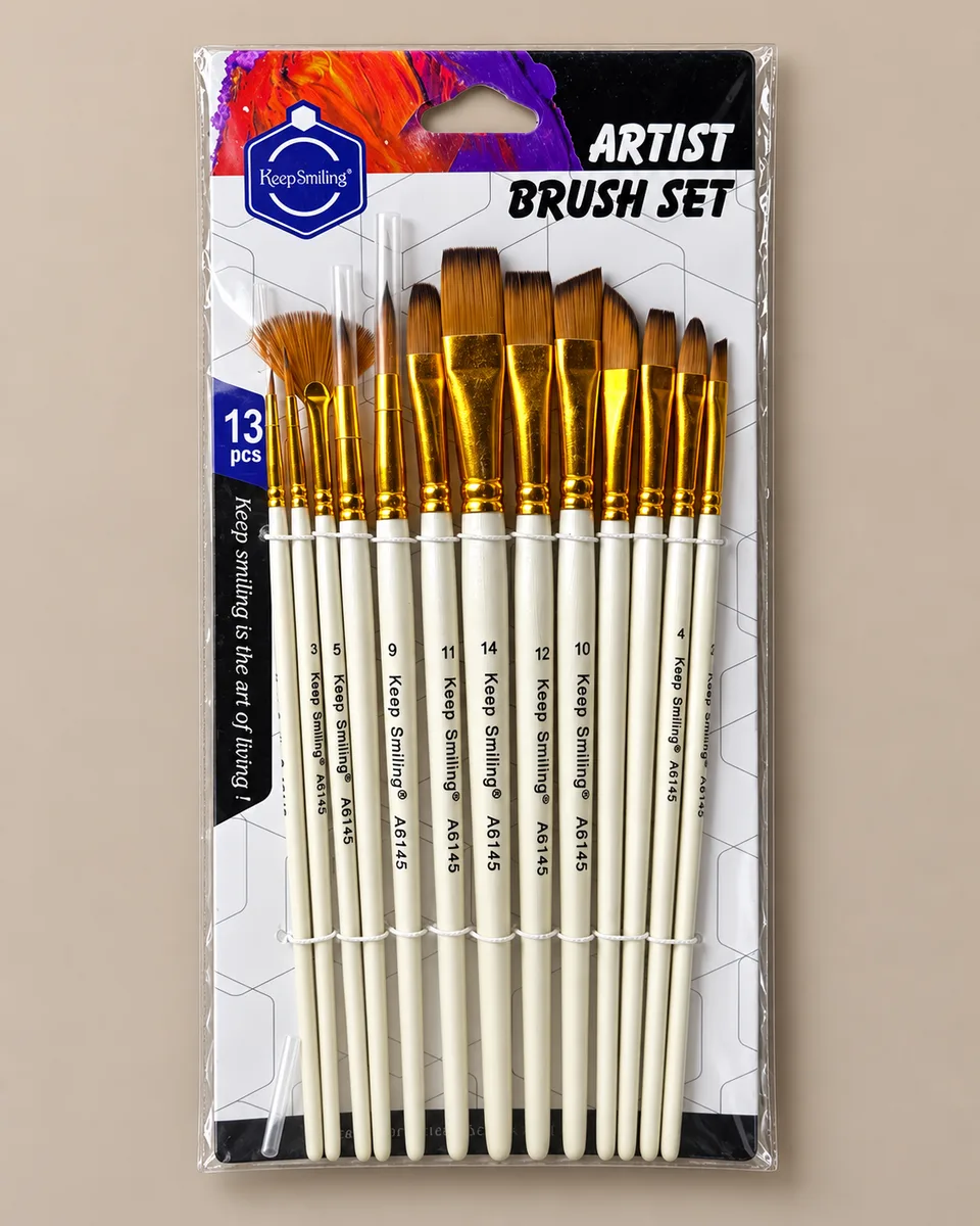 Keep smiling 13 piece brush set