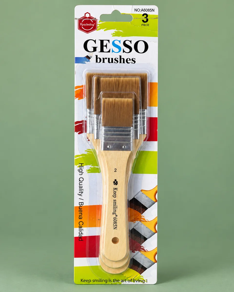 Keep smiling Gesso brush - 3pcs