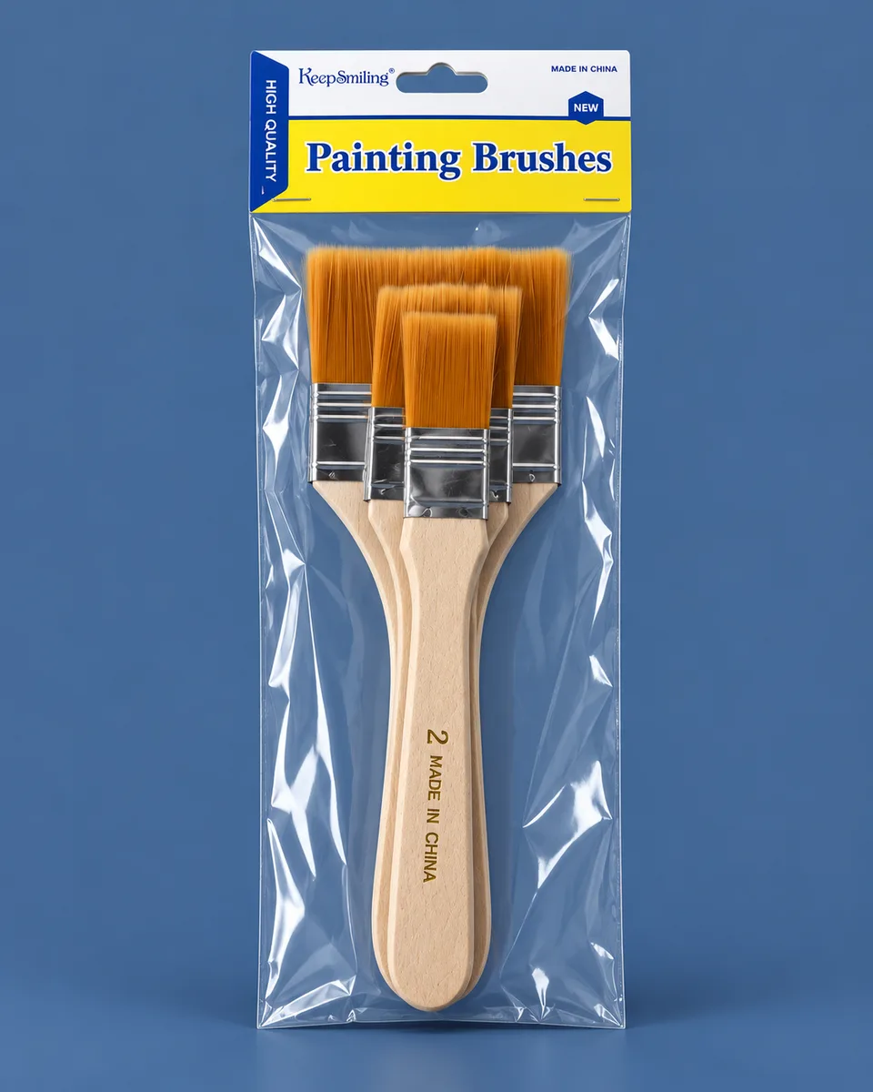 Keep smiling gesso brush local - 3pcs